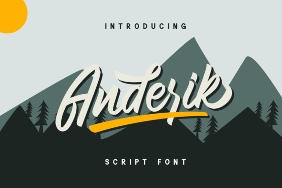 Anderik: A Joyful Script Font for Creative Designers