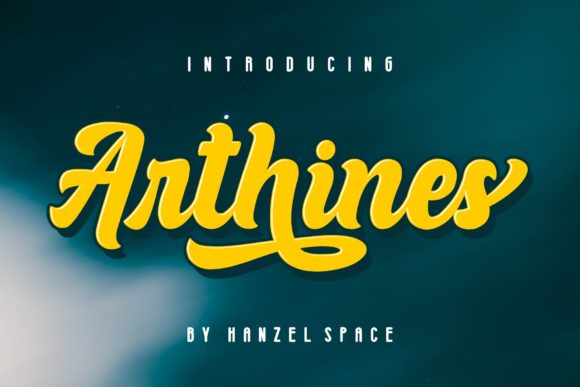 Arthines: A Stylish Handwritten Font