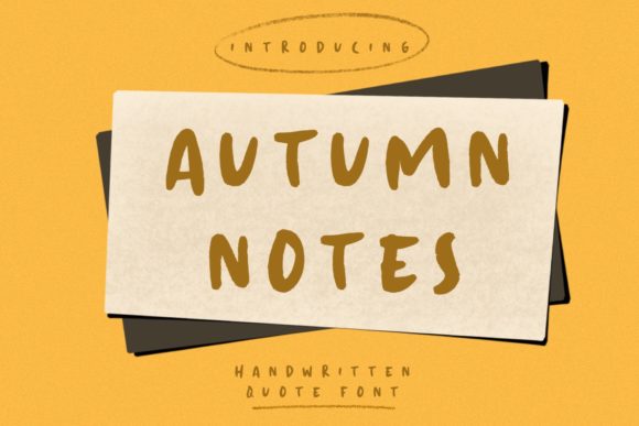 Autumn Love Font for Web Design