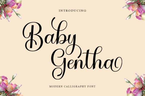 Baby Gentha: A Handwritten Font for Business
