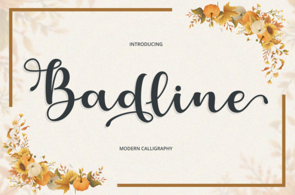 Badline: A Font for Polished Branding
