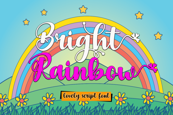Bright Rainbow Font: Vibrant Typography for Designers