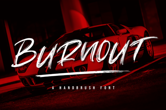 Burnout: A Bold Script Font