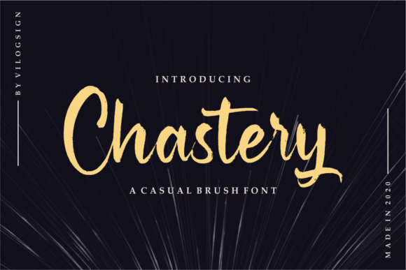 Chastery: A Handwritten Font for Professional Branding