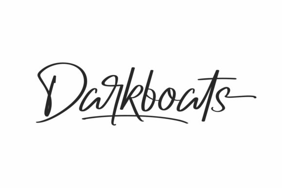 Darkboats Font for Editorial Design