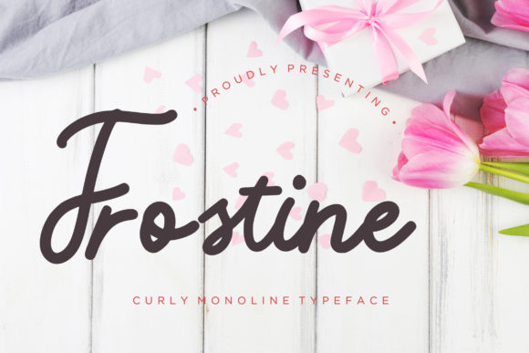 Frostine: A Handwritten Font for Creative Projects