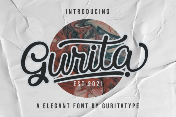 Gurita: A Handwritten Font for Creative Makers