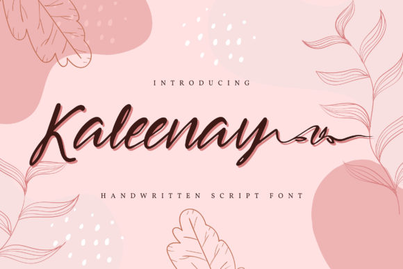 Kaleenay: A Graceful Script Font