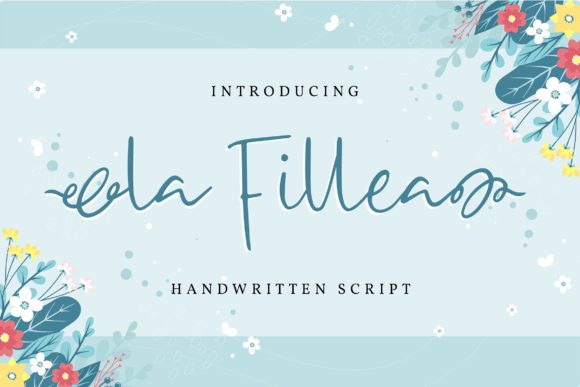 La Fillea: A Graceful Script Font
