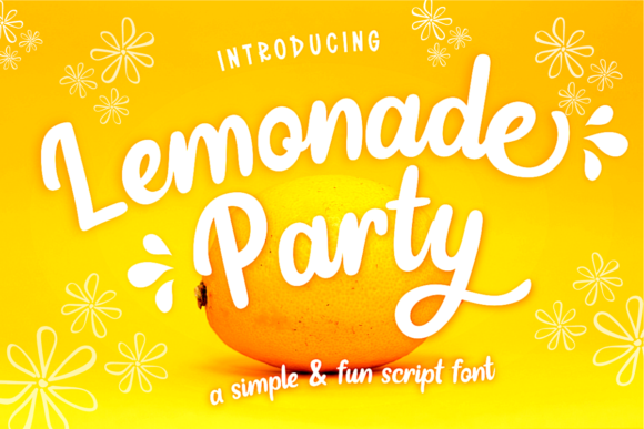 Lemonade Party Font: A Creative Touch