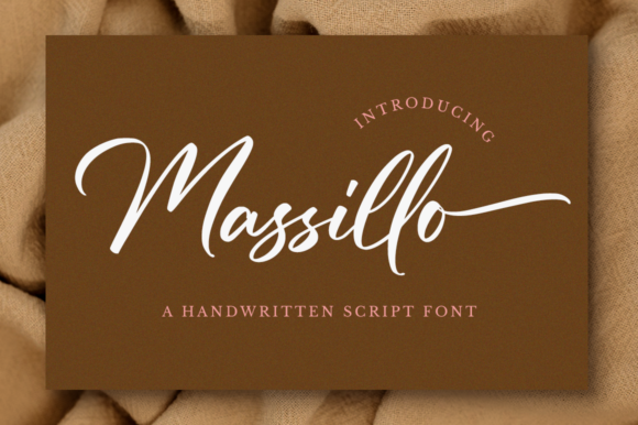 Massillo: A Flowing Typeface for Elegant Design