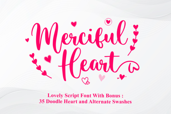 Merciful Heart Font for Creative Projects