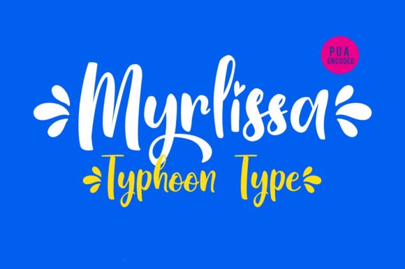 Myrlissa: A Handwritten Font for Editorial Design