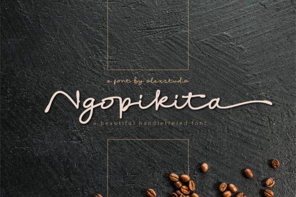 Ngopikita: A Handwritten Font for Web Design
