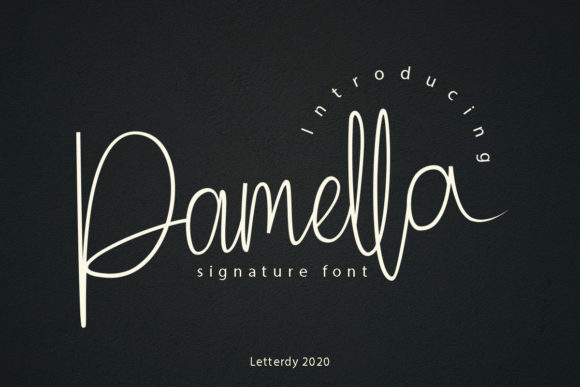 Pamella: A Script Font for Web Design