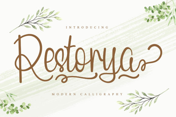 Restorya: A Modern Handwritten Font for Business