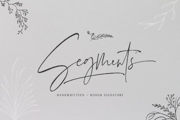 Segments: A Timeless Handwritten Font