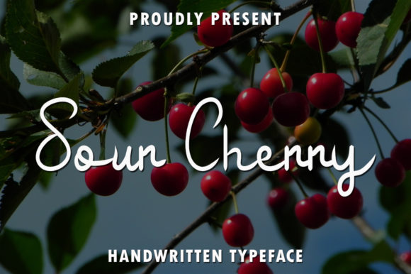 Sour Cherry Font: Handwritten Elegance