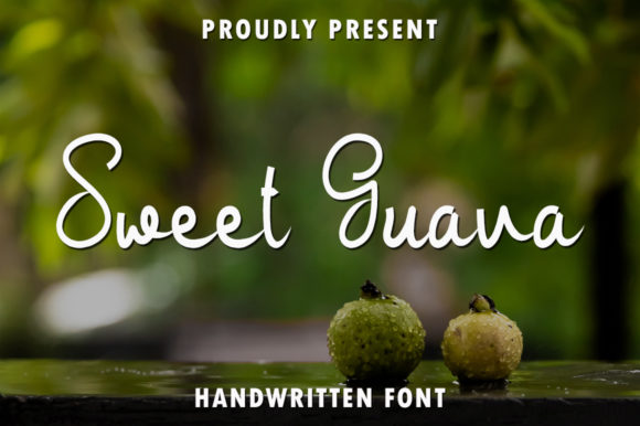 Sweet Guava: A Flowing Font for Creative Expression