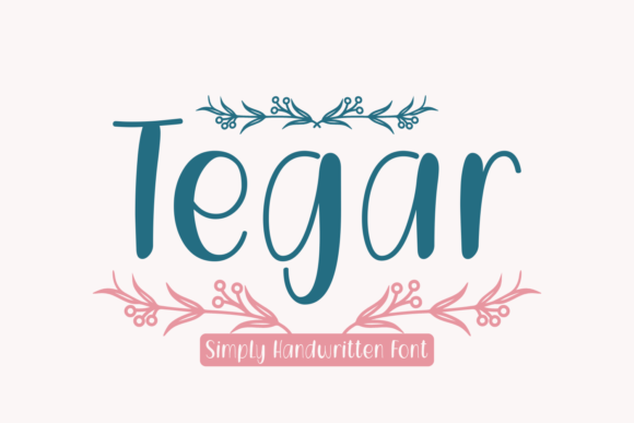 Tegar: A Elegant Handwritten Font