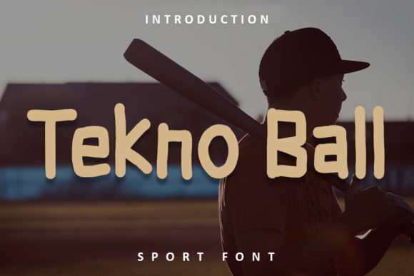 Tekno Ball: A Handwritten Font for Creative Makers