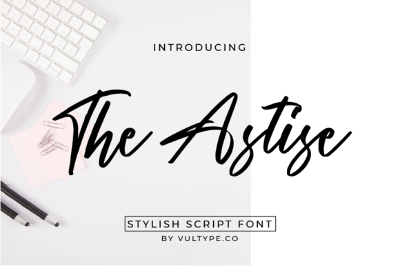 The Astise: A Luxurious Handwritten Font