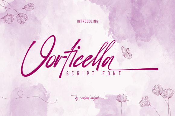 Vorticella: A Polished Script Font for Creative Projects
