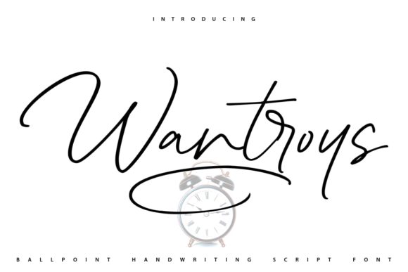 Wantroys: A Font for Creative Campaigns