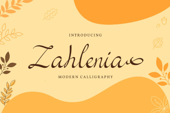 Zahlenia: A Stylish Script Font for Business Branding